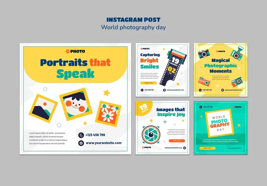 Website template konten gratis