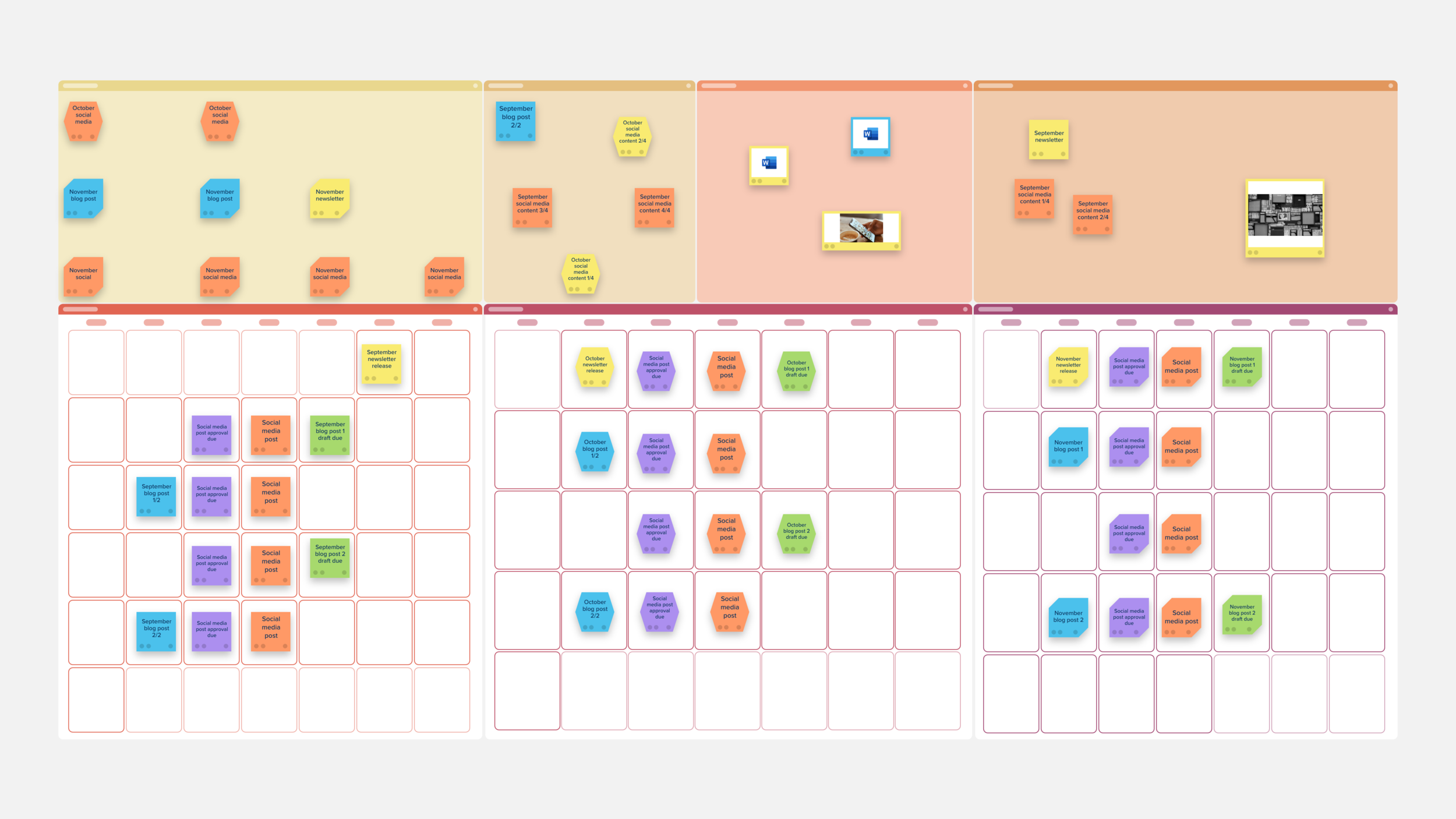 kalender editorial konten
